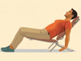 Ćwiczenia na brzuch na krześle
