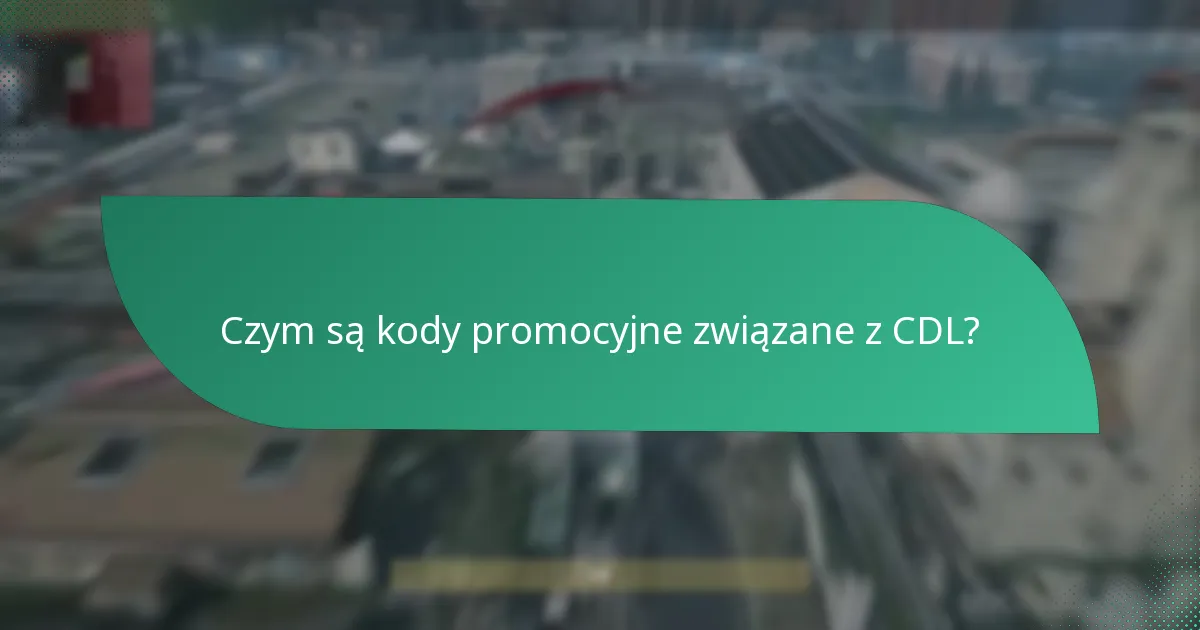 Jak powiązania z postaciami wpływają na kody promocyjne CDL?