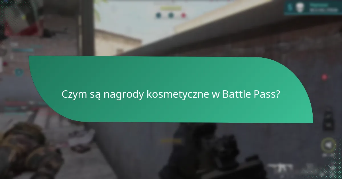 Jakie rodzaje nagród kosmetycznych są dostępne w Battle Pass?
