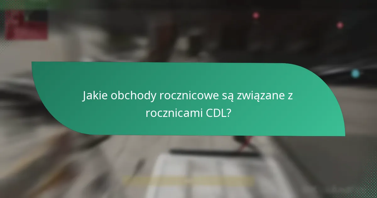 Jakie przedmioty z przeszłości mogą upamiętnić osiągnięcia CDL?